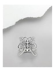 Butterfly Ring In 92.5 Sterling Silver