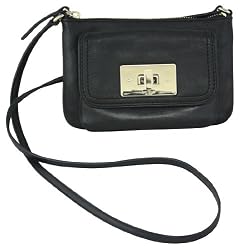 Kate Spade Irving Place Jolie Black Leather Crossbody Bag