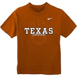 Nike Texas Longhorns Boy's 4-7 Short Sleeve Practice T-Shirt Kids Size 4