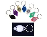 Micro Mini LED Light Torch Keychain Flashlight Keyring Gadget