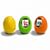 TeckNet 1.5" EGG SHAPED DIGITAL PHOTO FRAME CHRISTMAS GIFT- Store up to 107pcs photoes - Orange