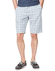 Blue Harbour Pure Cotton Seersucker Checked Shorts