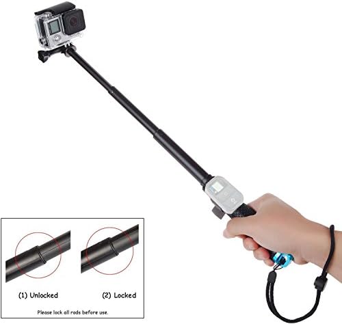 Gopro Selfie Stick Handheld Monopod for Gopro Hero 1 2 3 3+ 4,camera and Cell Phone Gopro Mount - All-in-one for Smartphone,digital Camera,pov,camera Canon Nikon Sony Panasonic Olympus and More