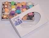Gourmet Food : Scott's Cakes Assorted Nougat Salt Water Taffy 1/2 Pound White Gourmet Box
