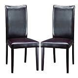 Baxton Studio 2PC Sweden Bycast Leather