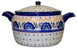  : Teresa Beach Polish Pottery Covered Casserole, Club med pattern