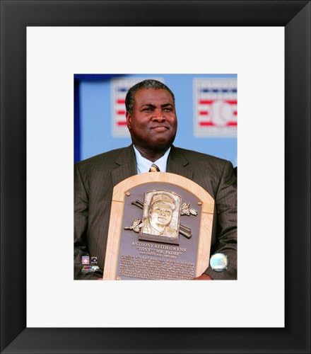 Tony Gwynn - 2007 Hall of Fame Induction Ceremony Framed Photo, Size 14.75 X 16.75