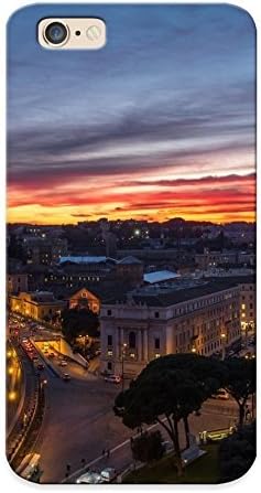(ccmyks-5426-bhrvhlc)durable Protection Case Cover With Design For Iphone 6(rome The Vatican The City Night Sunset Panorama Houses Buildings Reflection )