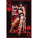 Bettie Page, Queen of Hearts, Art Print Poster - 24x36
