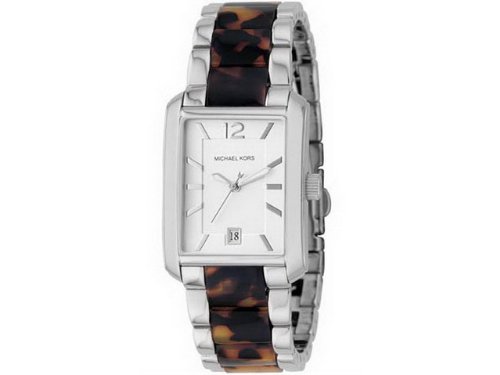 MICHAEL Michael Kors #MK5181 Womens Stainless Steel Tortoise Acrylic Combo Horn Watch
