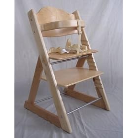 Baby Highchair in Natural Pine