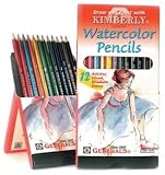 41yKxffEaJL. SL160  KIM WATERCOLOR PENCIL SET/12
