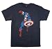 Search : Captain America Charging Shield T-shirt