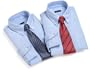 Claiborne Boys2-7 Long Sleeve Light Blue Oxford Dress Shirt With Tie, 7- Tie colors may vary