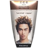 Ice Hair - Spiker Colorz Metallix Colored Styling Glue, Twisted Copper, 1.69 FL OZ