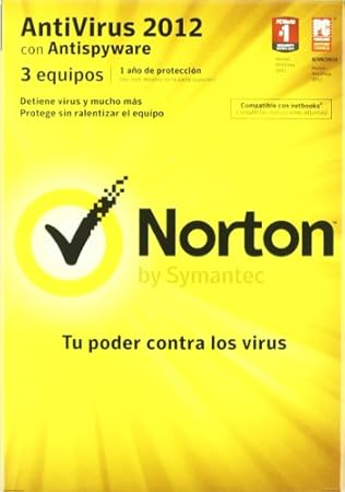 Norton Antivirus 2012 1 usuario 3 licencias MM