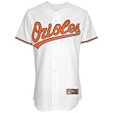 MLB Baltimore Orioles Youth Short Sleeve 6 Button Synthetic Replica Jersey (White, Medium)