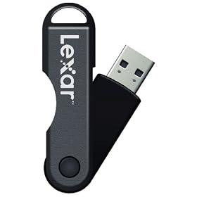 Lexar Jump Drive-TwistTurn 64 GB USB 2.0 Flash Drive LJDTT64GASBNA (Black) by 