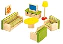 Pintoy Dolls House Wooden Accessory set - Living Room