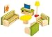 Pintoy Dolls House Wooden Accessory set - Living Room