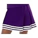 Cheerleading Uniforms - Three Pleat A-Line Skirt , Adult Small, Purple