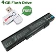 Battpit™ Laptop / Notebook Battery Replacement for Gateway MX6423 (4800 mAh) with FREE 4GB Battpit™ USB Flash Drive