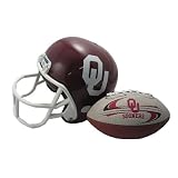 Oklahoma Sooners NCAA Helmet & Football Set