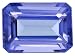 Jewelry : MIN 1.20CT 7.5X5.5MM EMERALD CUT TANZANITE