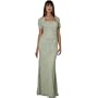 Sage Formal Evening Dress with Bolero - Mother of Bride & Groom Dress. Mothers Dress Gown. Womens Long Evening Gown by Sean Collection (7313)