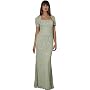 Sage Formal Evening Dress with Bolero - Mother of Bride & Groom Dress. Mothers Dress Gown. Womens Long Evening Gown by Sean Collection (7313)