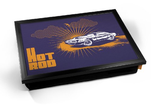 Hot Rod Car Cushion Lap Tray Kissen