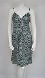 Shoshanna Metallic Print Sleeveless Dress