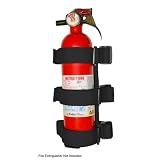 Rugged Ridge 13305.21 Black Roll Bar Fire Extinguisher Holder for All 3 Jeep Roll Bar by Rugged Ridge