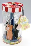 CUTE BRUTE SET 4 ICE CREAM SPOONS