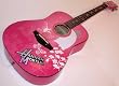 Disney Hannah Montana Pink Acoustic 3/4 Sized Guitar