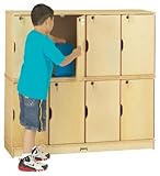 Thriftykydz Stacking Lockable Lockers - Double Stack - School & Play Furnit ....