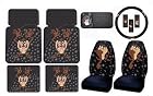 Tasmanian Devil Taz w/ Attitude 8pc Combo Set Front & Rear Floor Mats