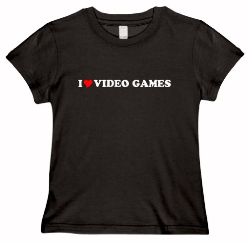Gildan I Love Video Games Missy Women’s Fit Regular T-Shirt