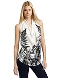 Robbi & Nikki Women's Forest Print Cowl Drape Top, Shell, Medium Robbi & Nikki Women's Forest Print Cowl Drape Top, Shell, Medium