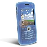 Silicone Skin Case for Blackberry Pearl 8100 Light Blue