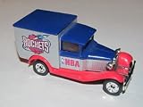 Houston Rockets 1995 Matchbox Diecast Ford Model A Truck NBA 1:66 Scale White Rose Collectible Car