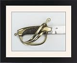 Framed Prints of Russian S-bar hilted sword from National Maritime Museum