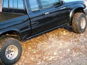 Toyota Tacoma Extra Cab 1995-04 Super Sliders Rock Rails (Rock Sliders)