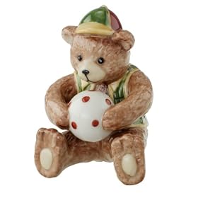 Villeroy & Boch Christmas Teddies 3-Inch Teddy Bear with cap