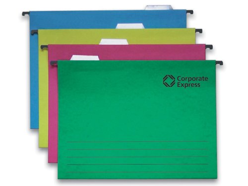 CE Euroflex A4 blue suspension files, BOX of 25