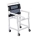 Healthline PVC Shower Commode Chair Deluxe