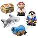 Cuckoo Alex Rub A Dub Pirate Squirters Bath Toy