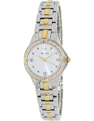 Bulova Womens 98R166 Diamond Case Watch
