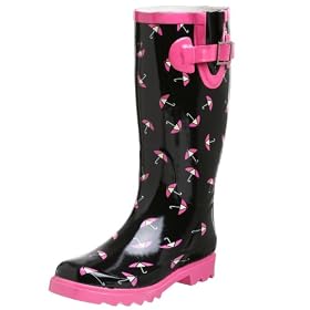 Western Chief Women's Tossed Umbrellas Rain Boot