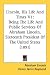 Lincoln, His Life And Times V1: Being The Life And Public Services Of Abraham Lincoln, Sixteenth President Of The United States (1891)